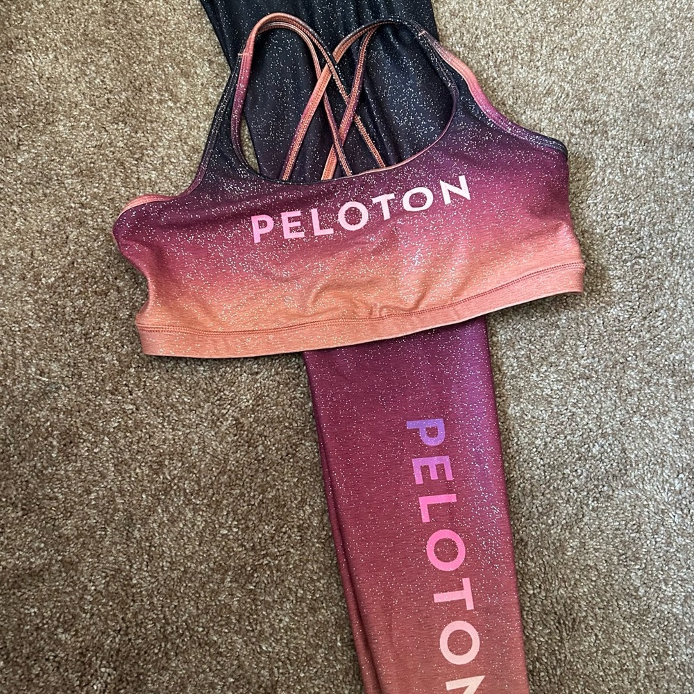Peloton sparkling Sunset Fade Activewear Set